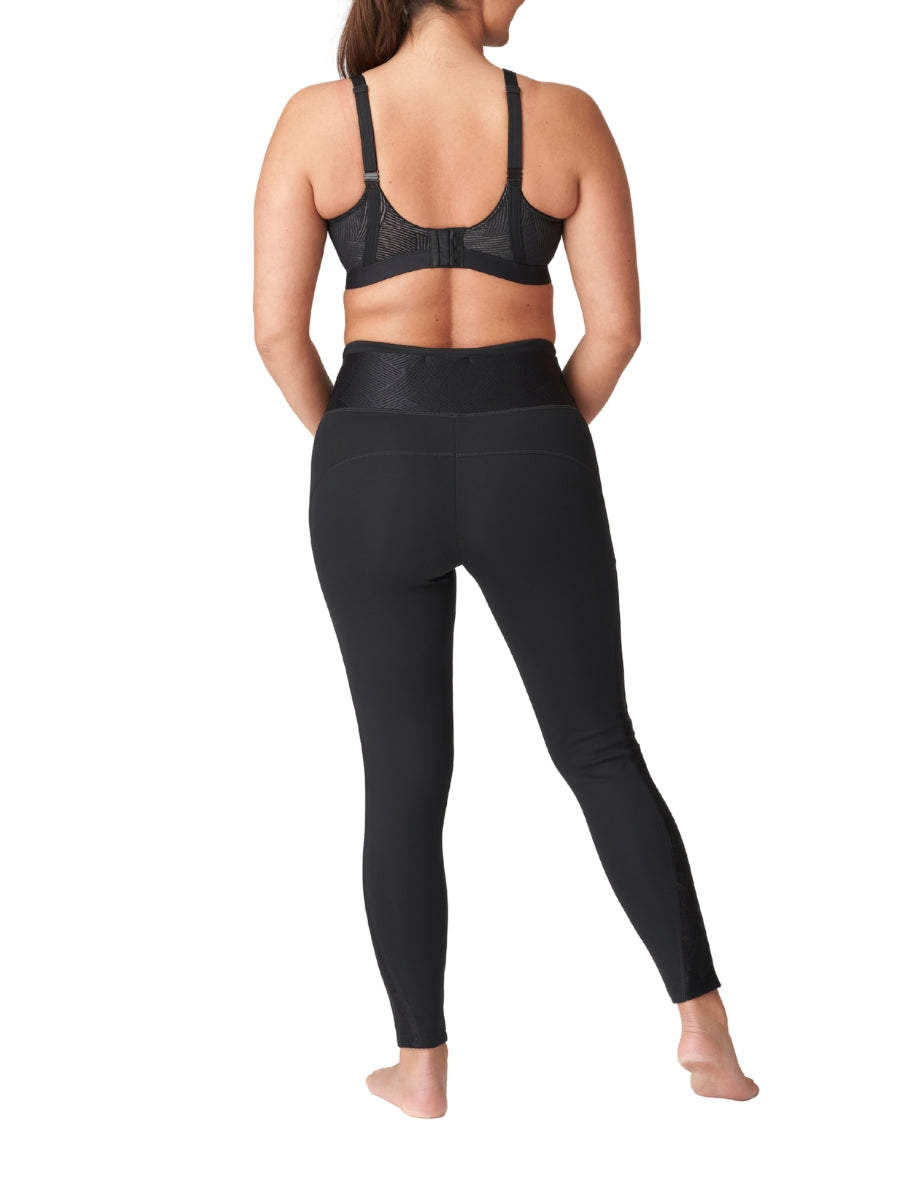 The Game Padded Racerback Sports Bra - Black