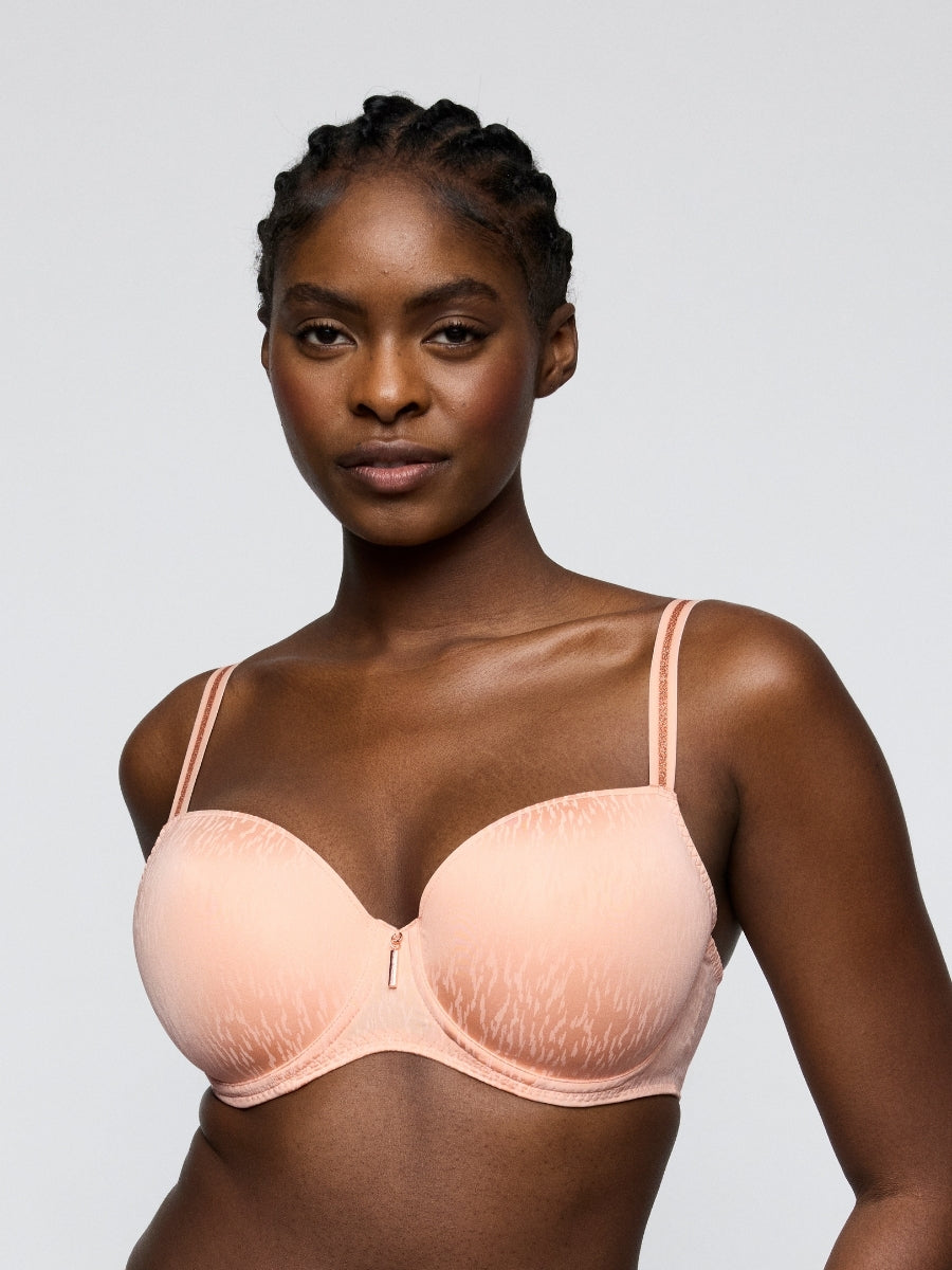 Dalli Padded Balcony Bra - Silk