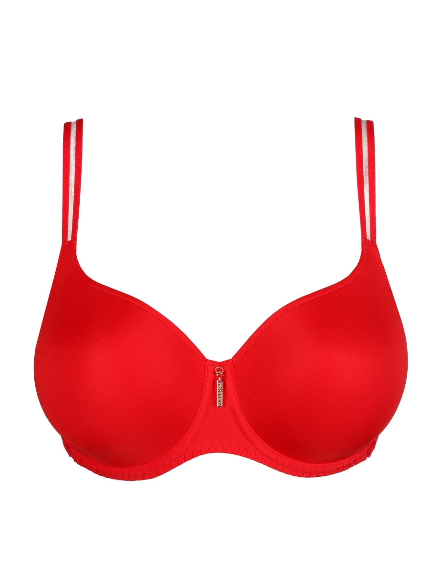 East End Padded Heartshape Bra - True Red
