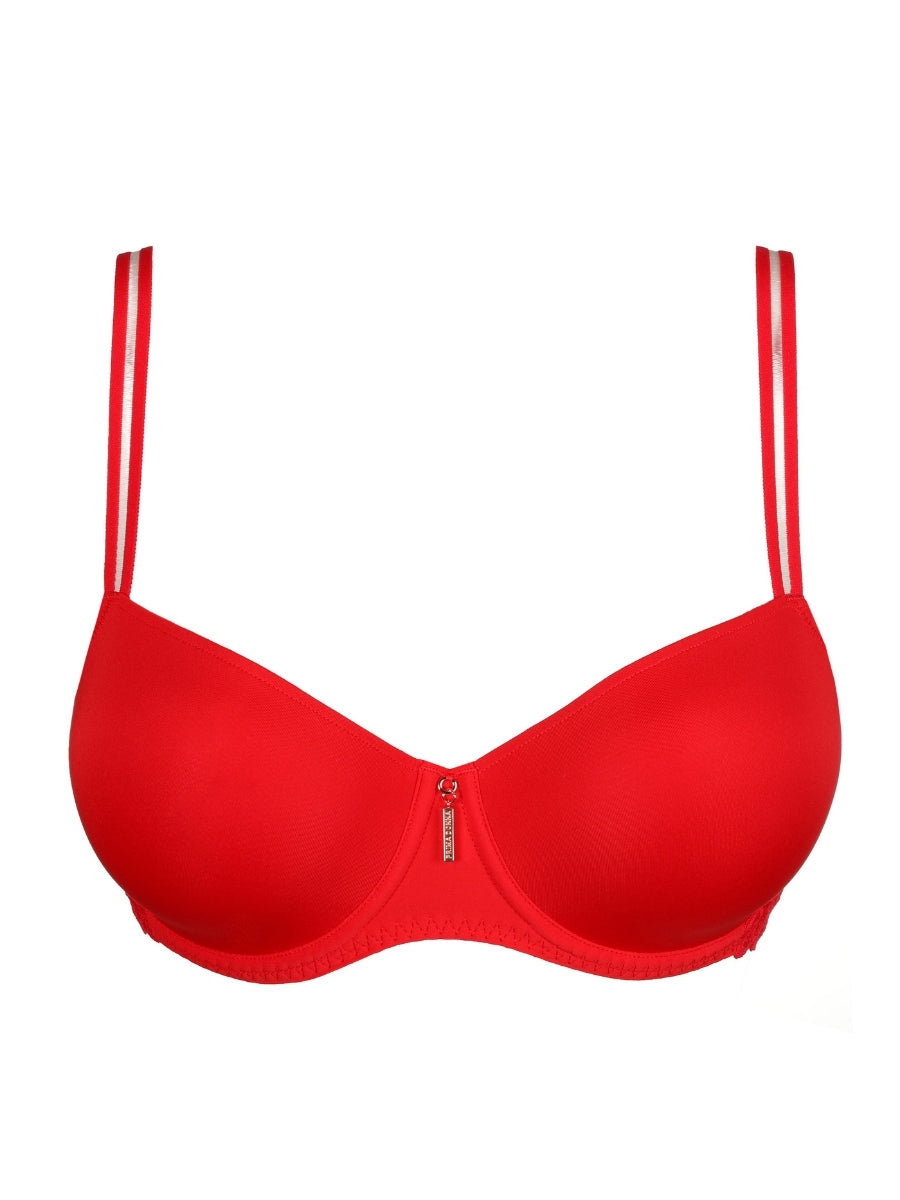 East End Padded Balcony Bra - True Red