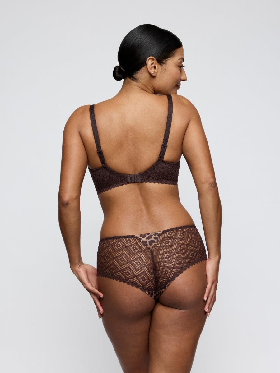 Giganni Padded Balcony Bra - Leopard Bloom