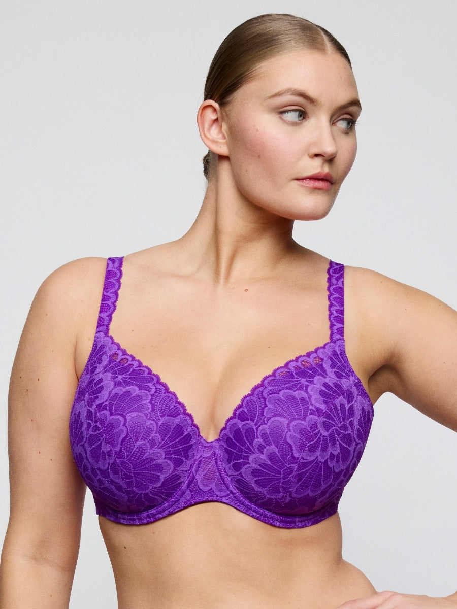 Mocuto Padded Heartshape Bra - Italian Acai