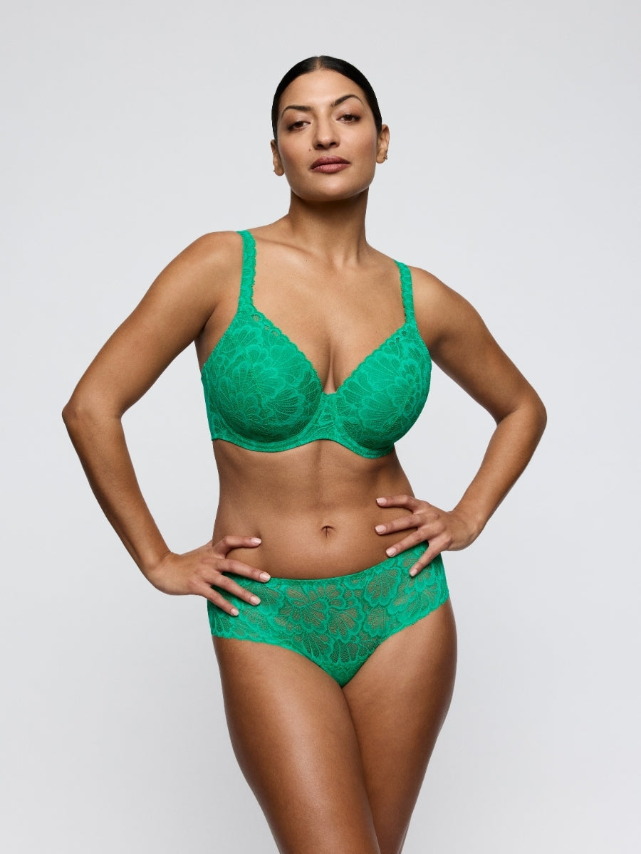 Mocuto Padded Heartshape Bra - Vivid Green