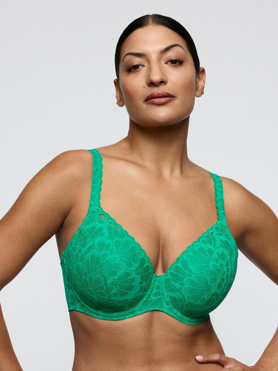 Mocuto Padded Heartshape Bra - Vivid Green