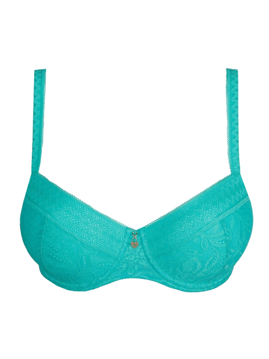 Palermo Padded Balcony Bra - Sunny Teal