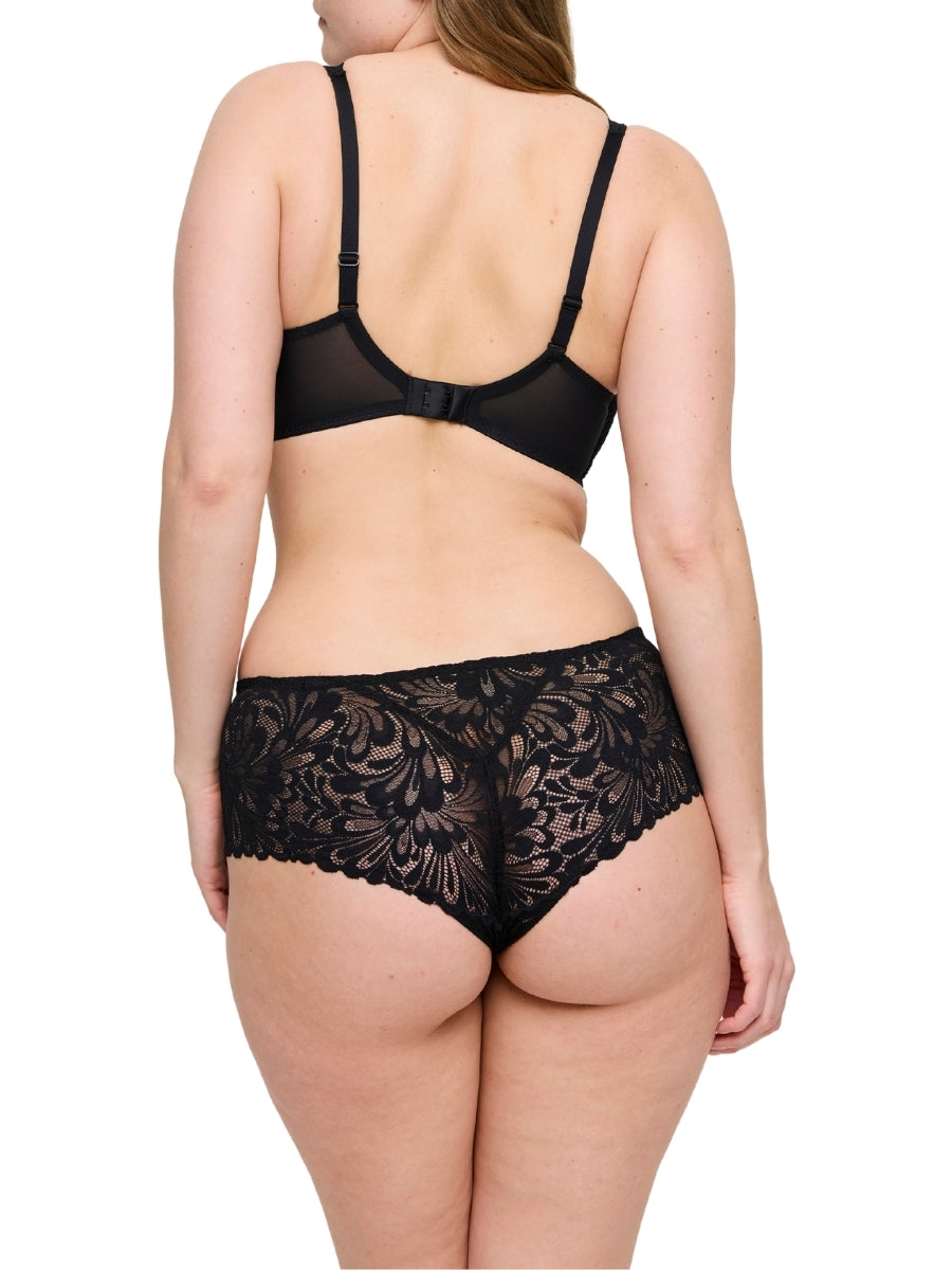 Rupi Half Padded Plunge Bra - Black