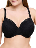 Rupi Padded Heartshape Bra - Black