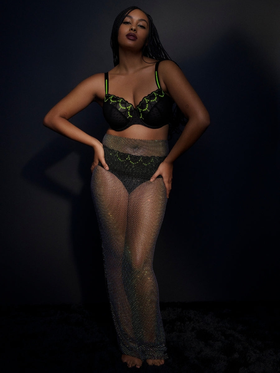 Tepito Padded Balcony Bra - Dark Glow