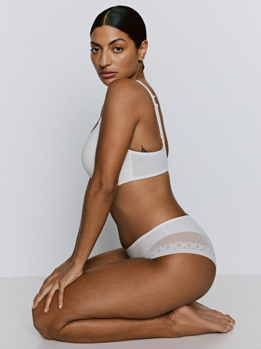 Twixie Padded Heartshape Bra - Natural