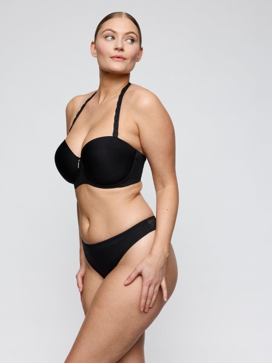 Twixie Strapless Bra - Black