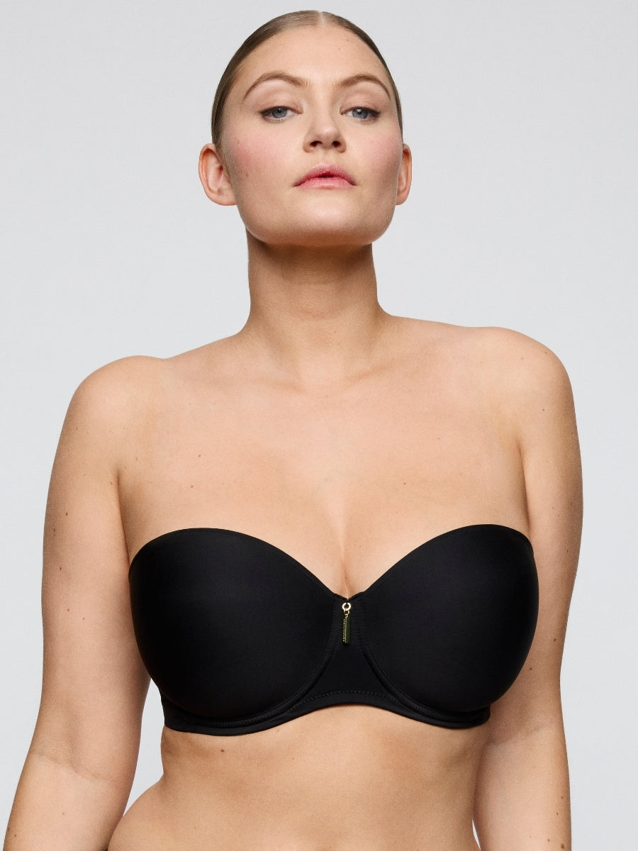 Twixie Strapless Bra - Black