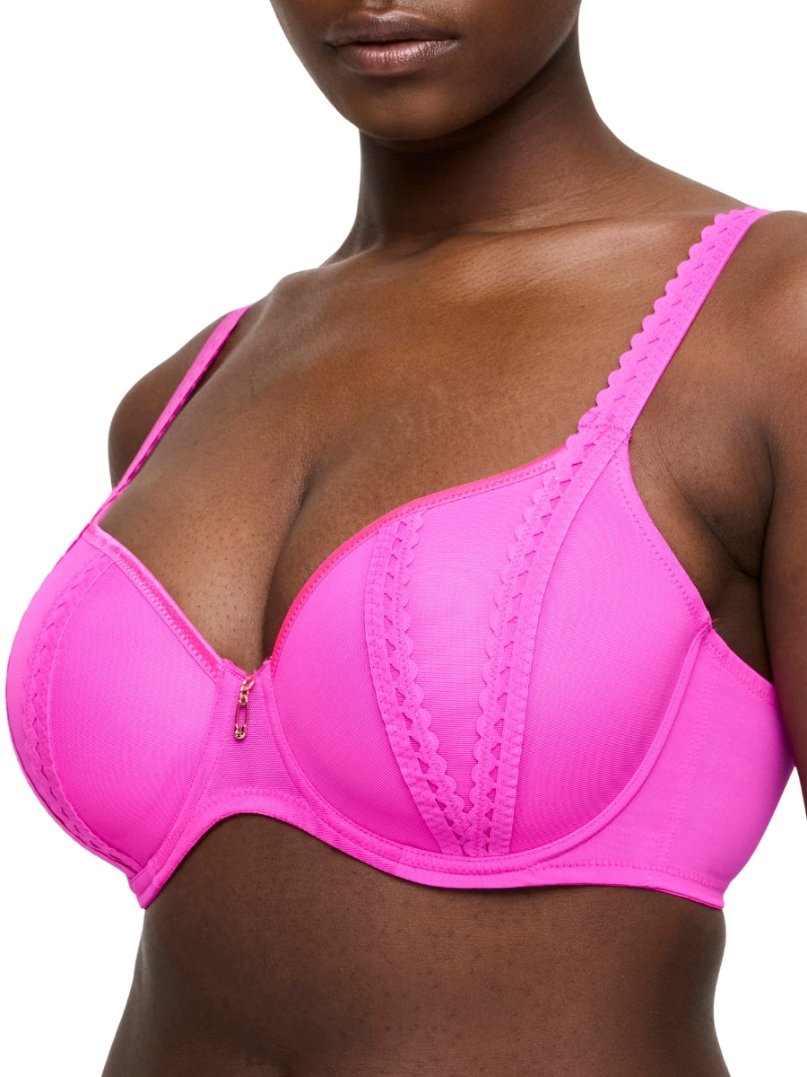 Vivgirl Padded Heartshape Bra - Cactus Flower