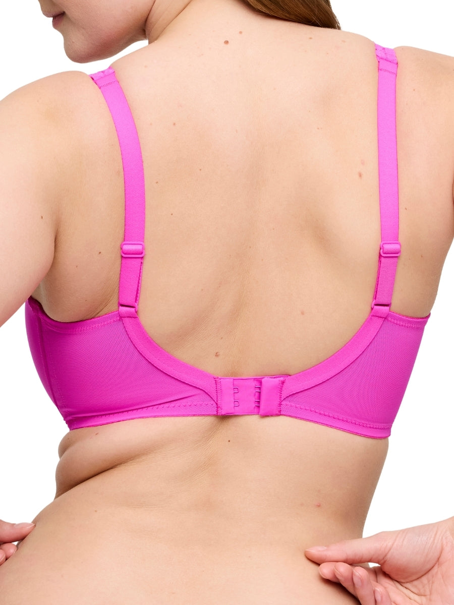 Vivgirl Padded Balcony Bra - Cactus Flower