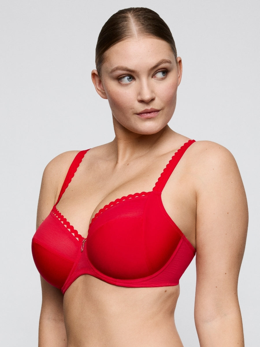 Wowgirl Full Cup Bra - True Red
