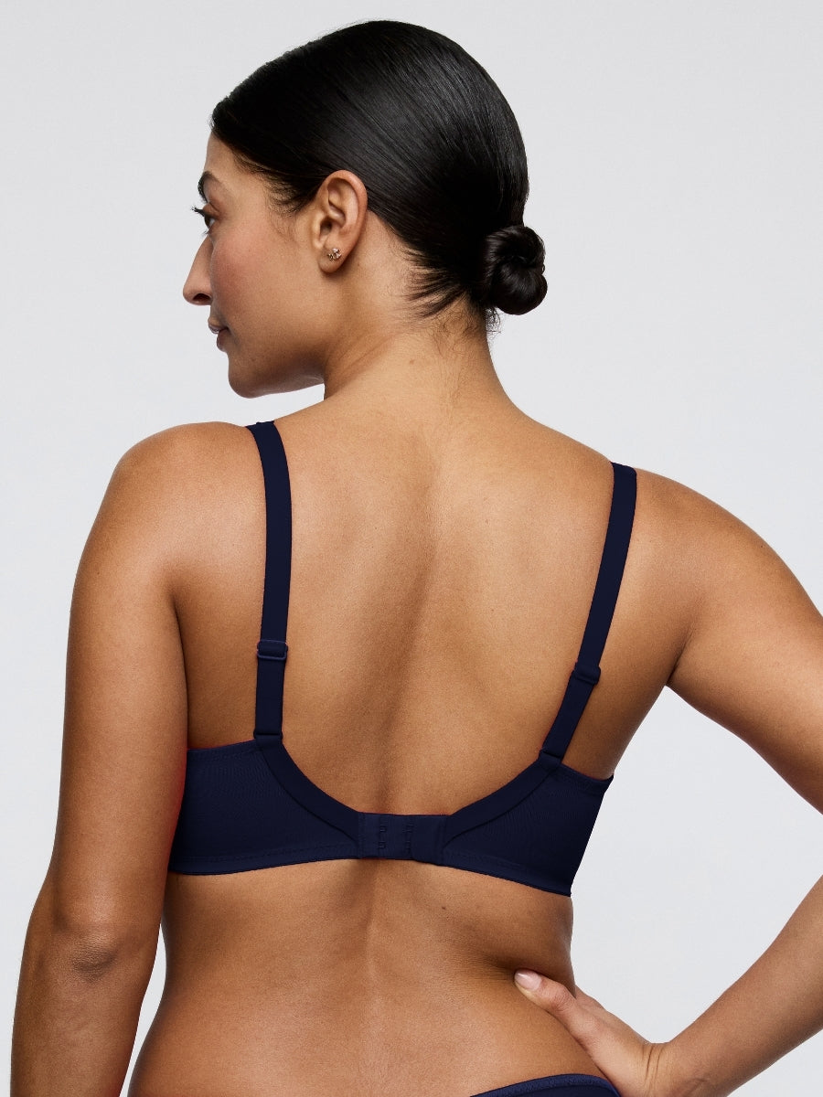 Wowgirl Padded Heartshape Bra - Evening Blue