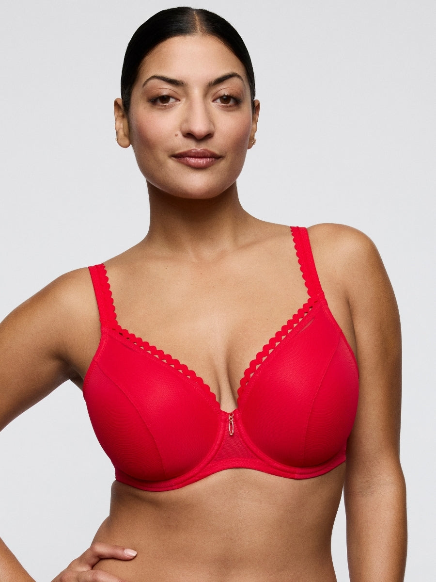 Wowgirl Padded Heartshape Bra - True Red