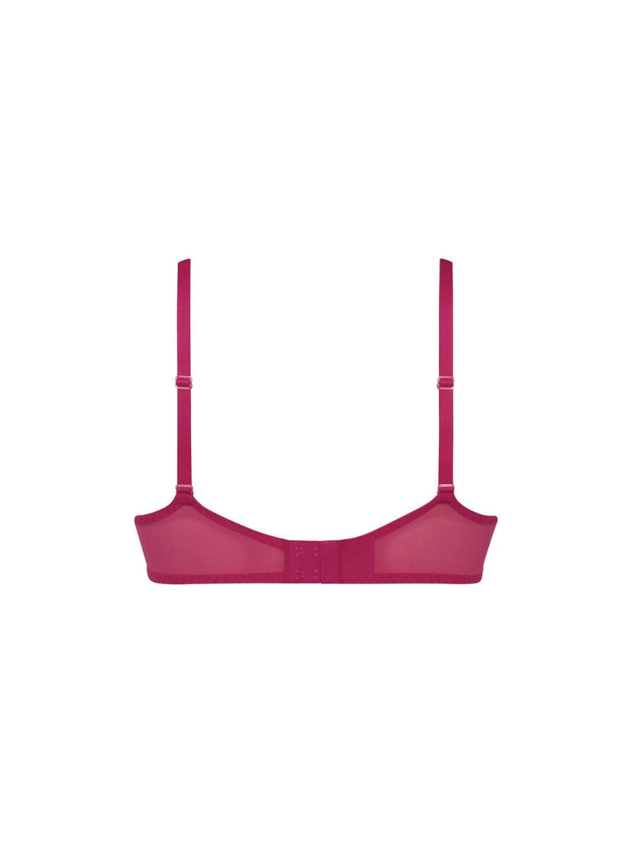 Fleur Underwired Bra - Cherry Red