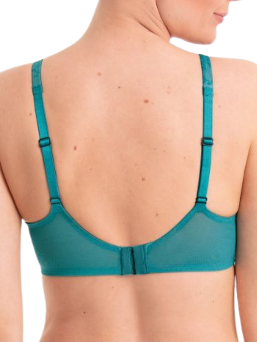Fleur Underwired Bra - Light Smaragd