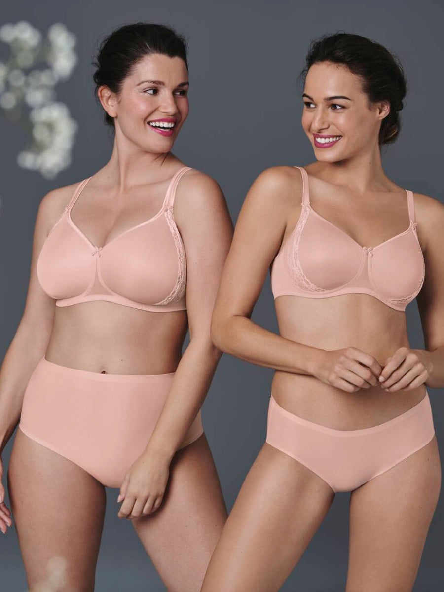 Lace Rose Contour Soft Bra - Rosewood