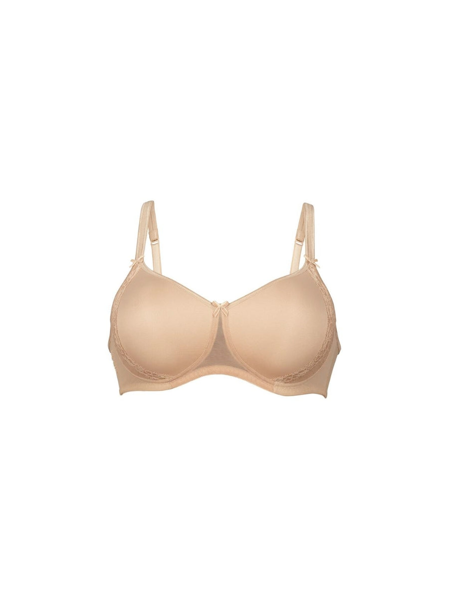 Lace Rose Contour Soft Bra - Desert