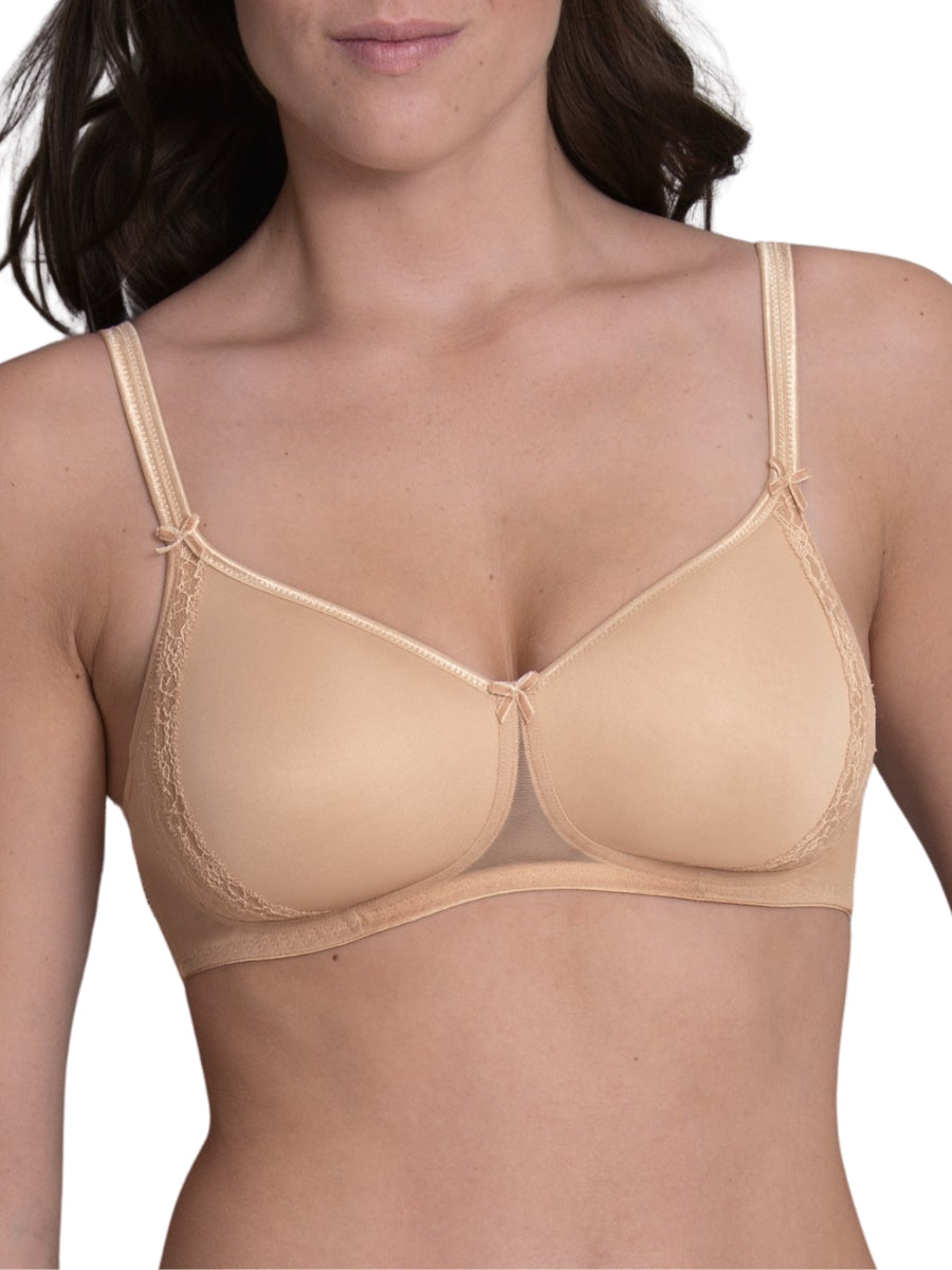 Lace Rose Contour Soft Bra - Desert