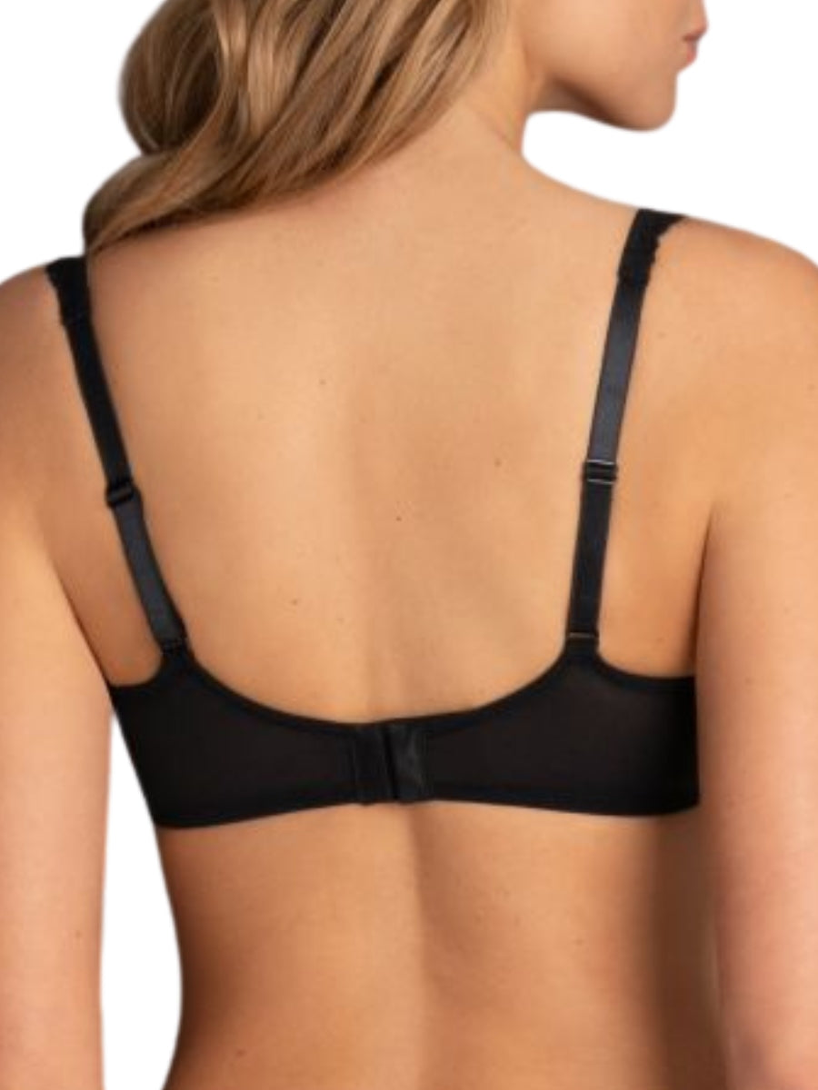 Selma Underwired Full Cup Bra - Black