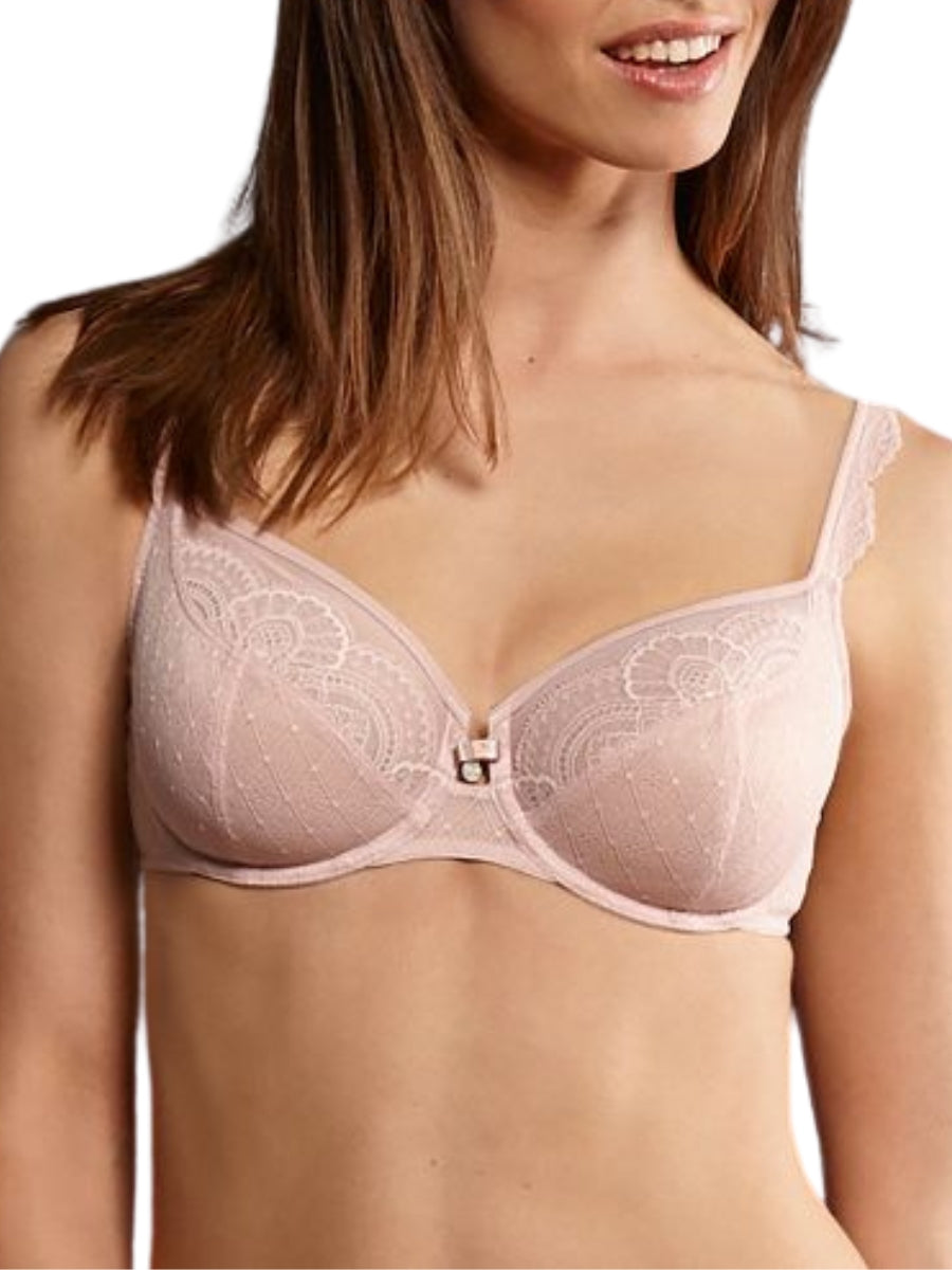 Selma Underwired Full Cup Bra - Rosewood