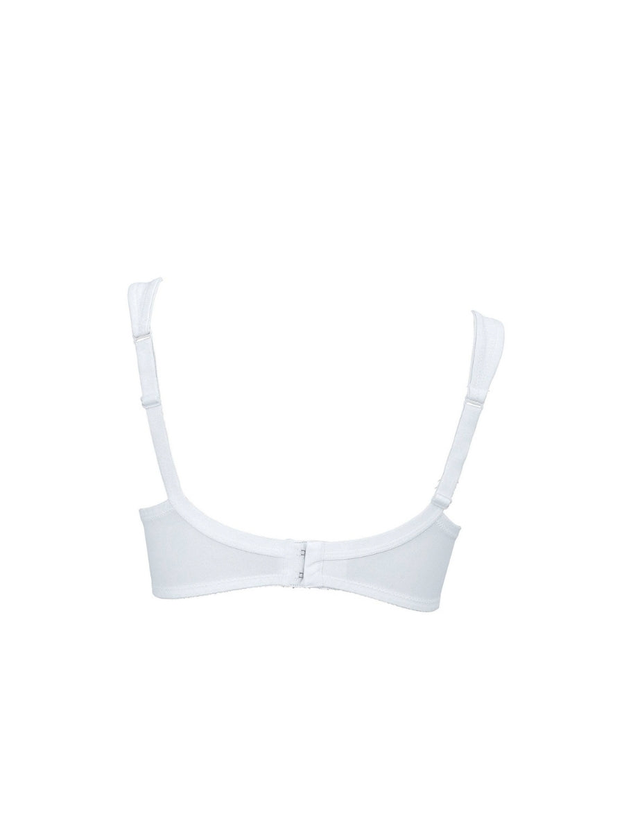 Twin Underwired Moulded Bra - White
