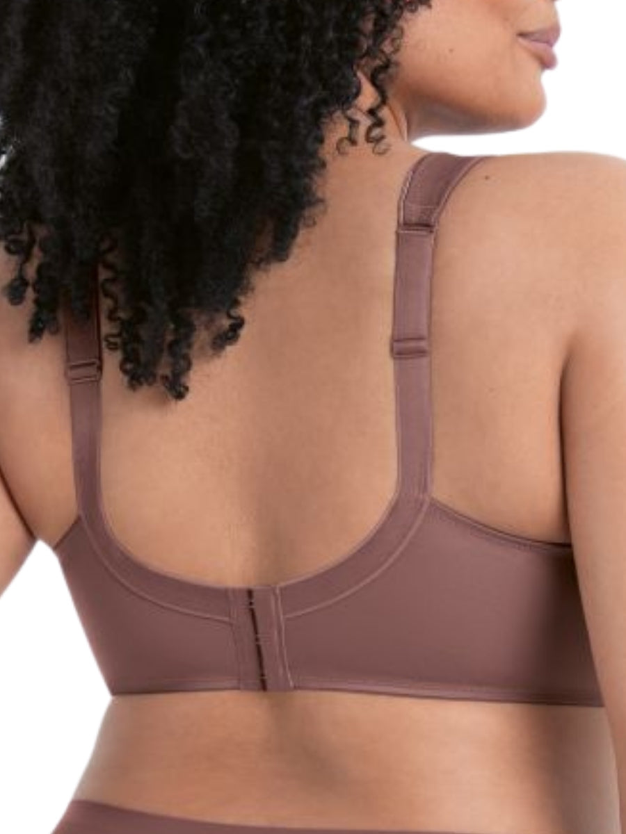 Twin Underwired Moulded Bra - Berry