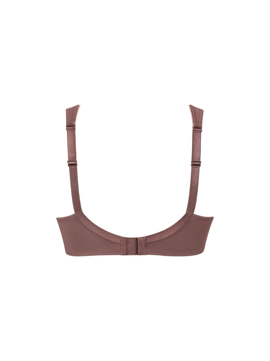 Twin Underwired Moulded Bra - Berry