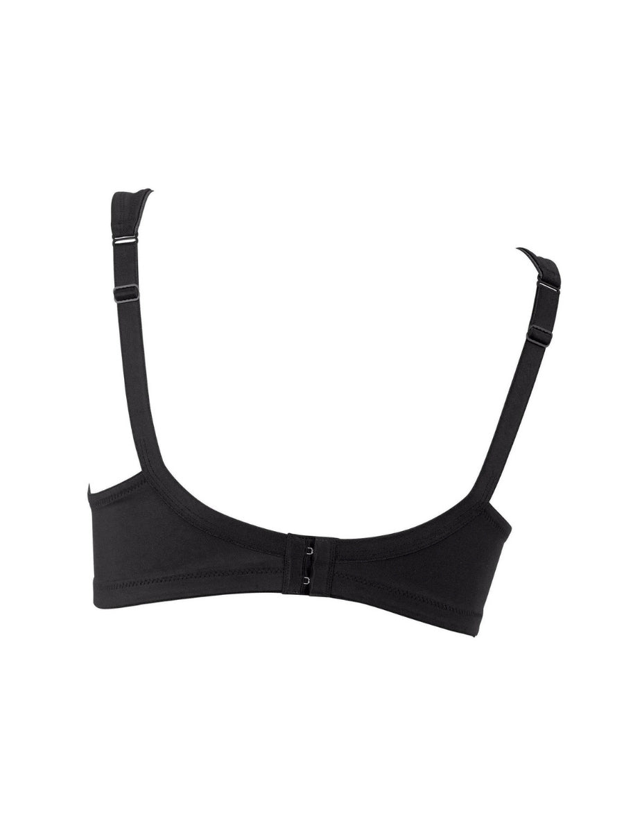 Twin Moulded Soft Bra - Black