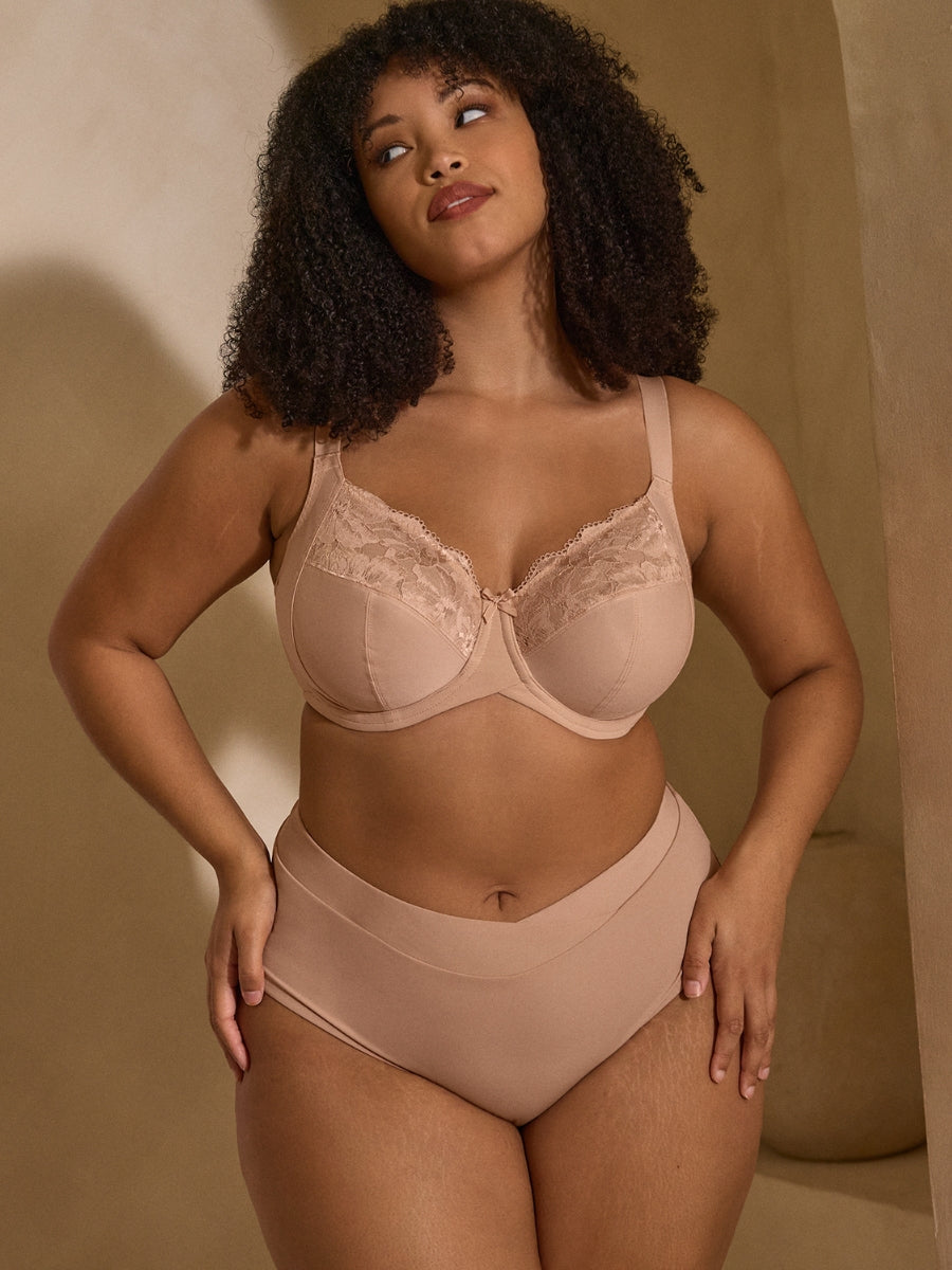 Amara Full Cup Bra - Honey