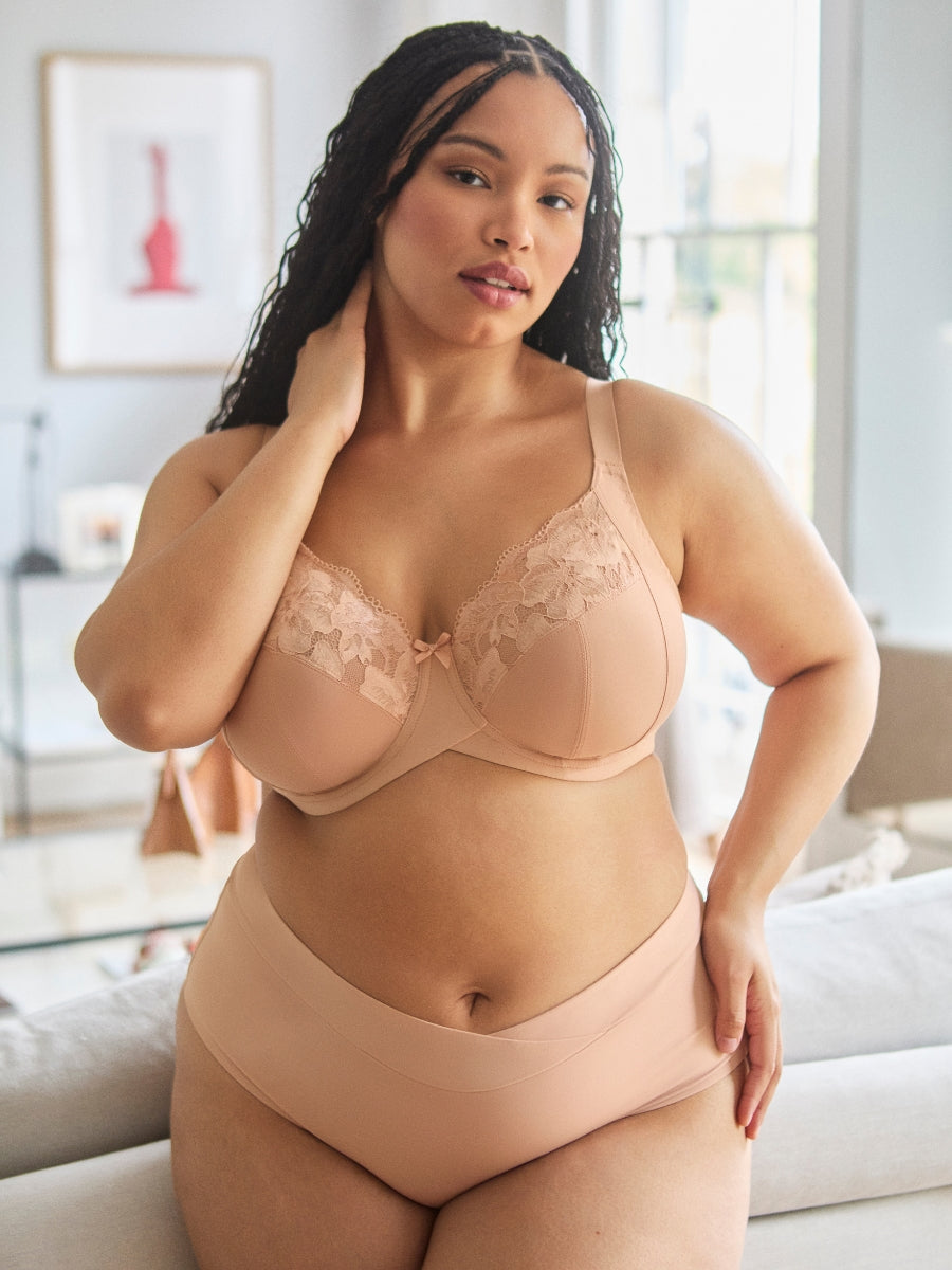 Amara Full Cup Bra - Honey