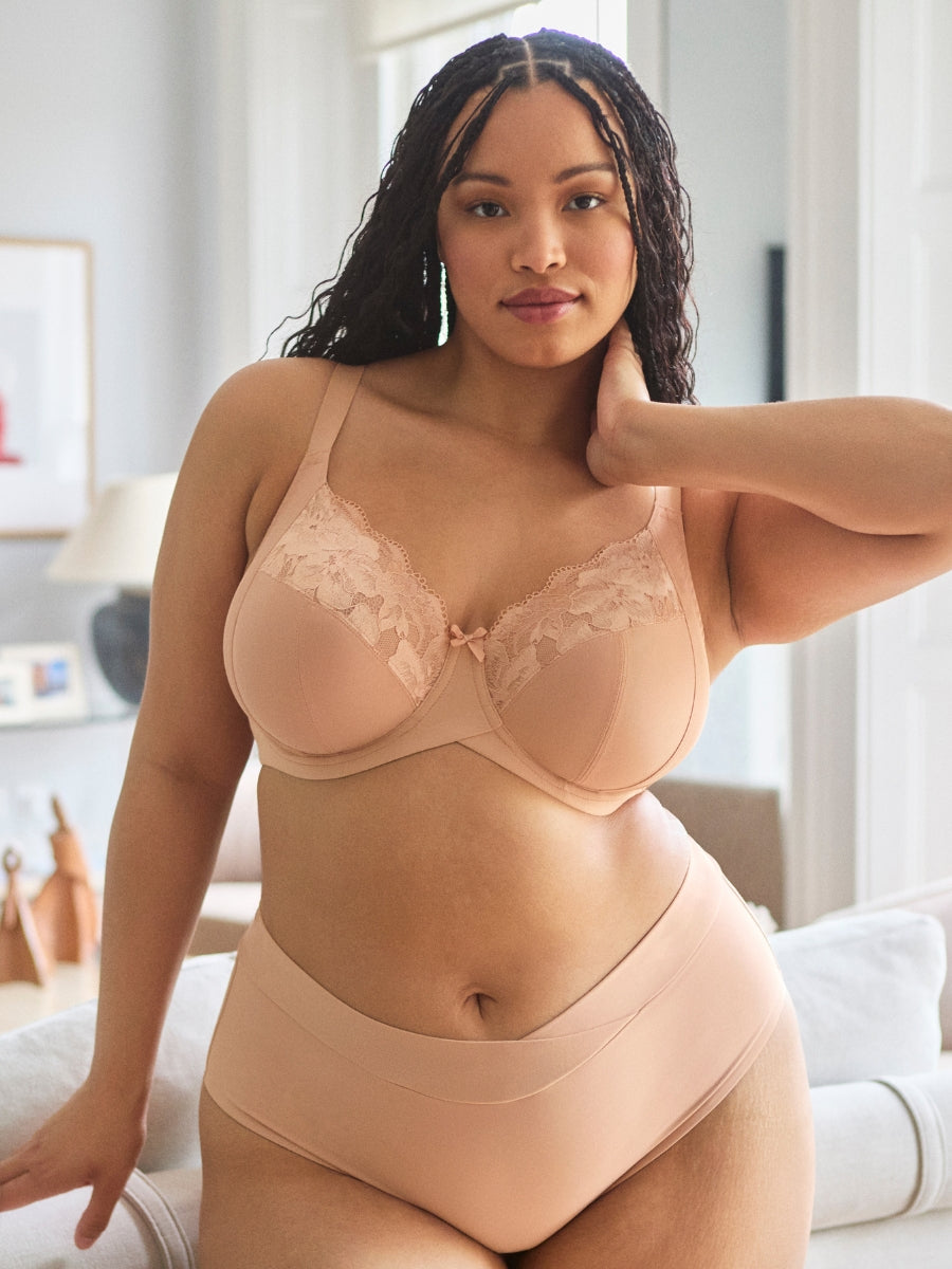 Amara Full Cup Bra - Honey