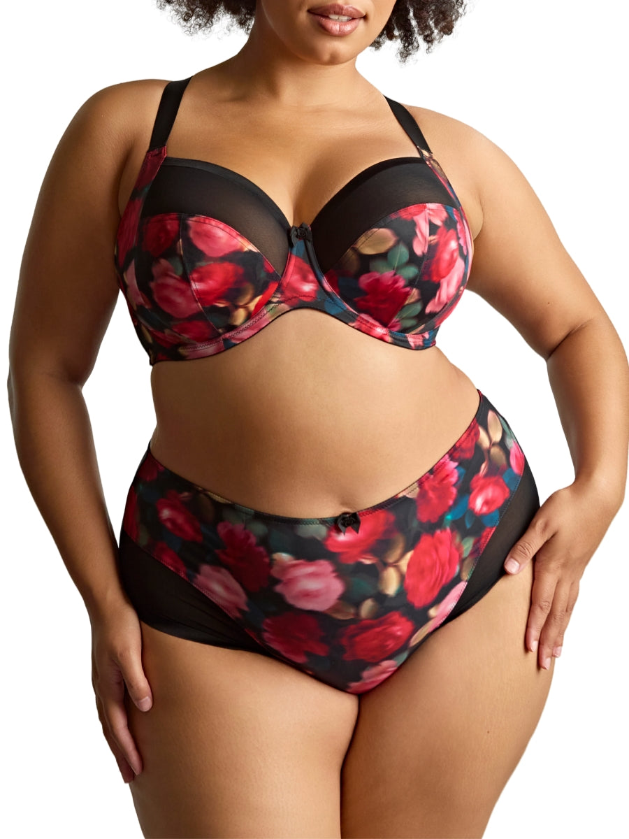 Bliss Full Cup Bra - Rose Print