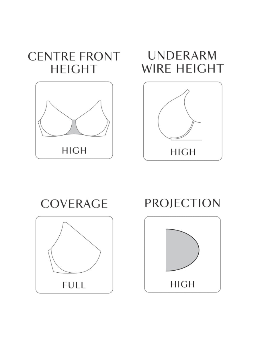 Entice Full Cup Bra - Indigo