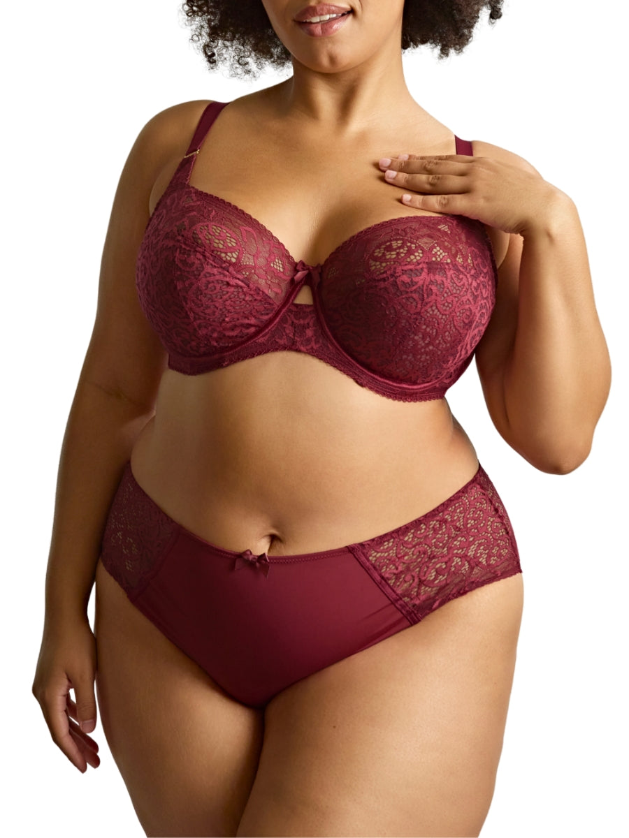 Estel Full Cup Bra - Cherry Red