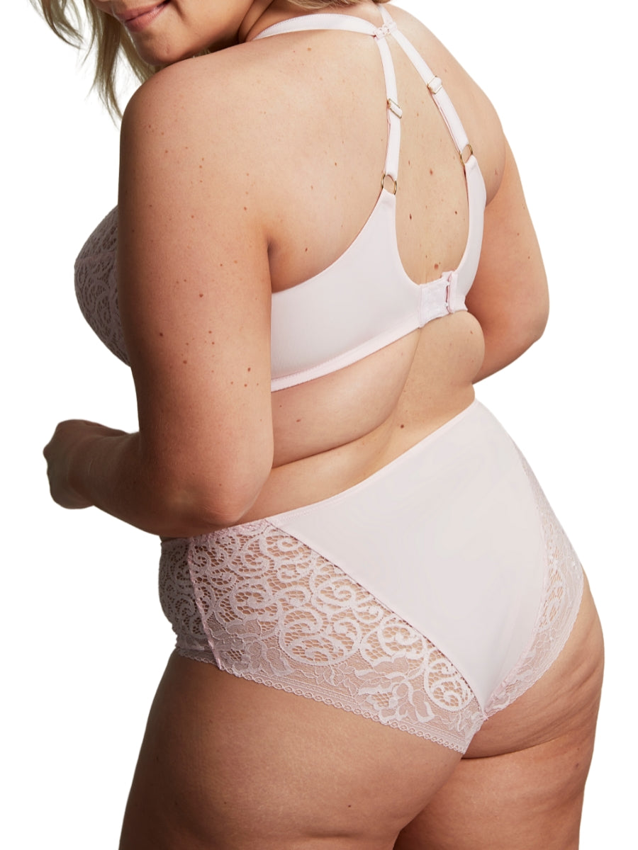 Estel Plunge Bra - Blush Pink