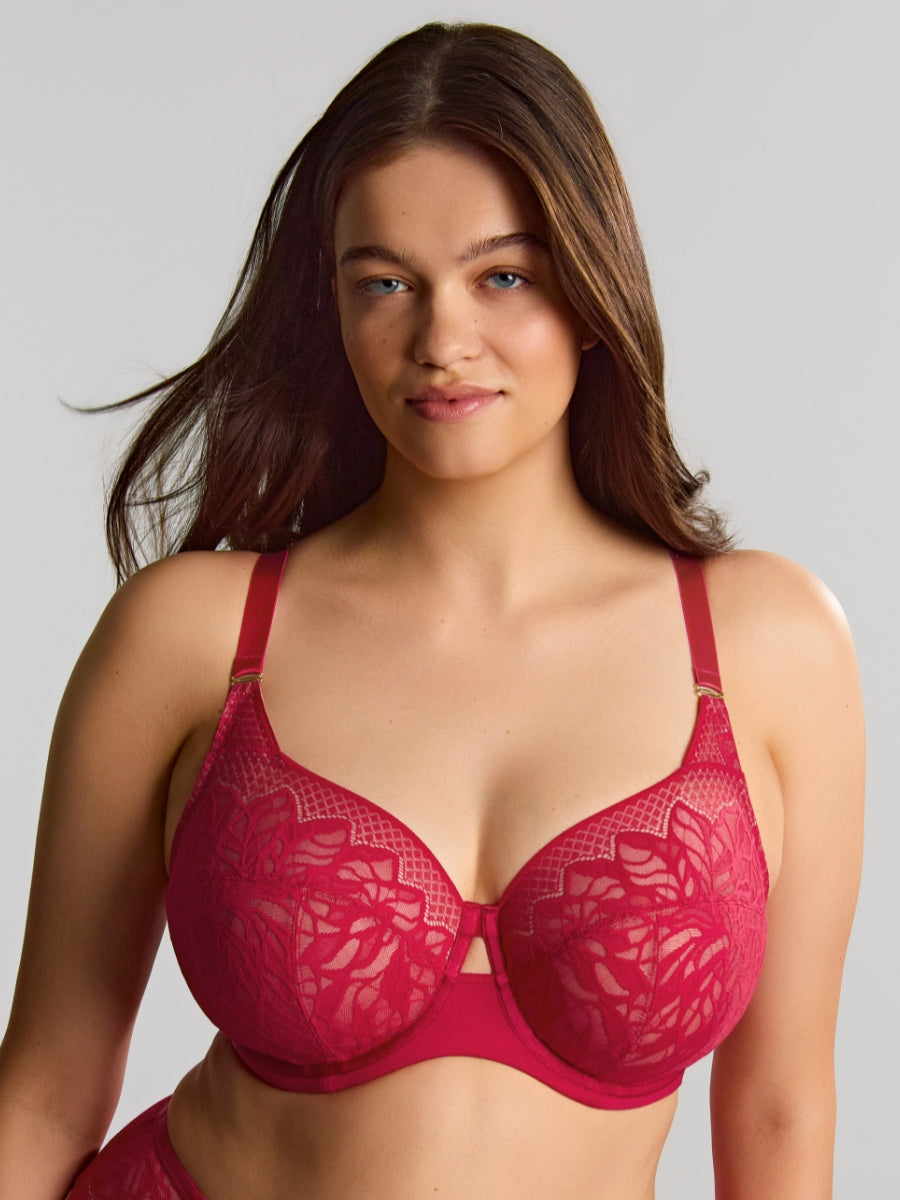 Sophia Full Cup Bra - Raspberry