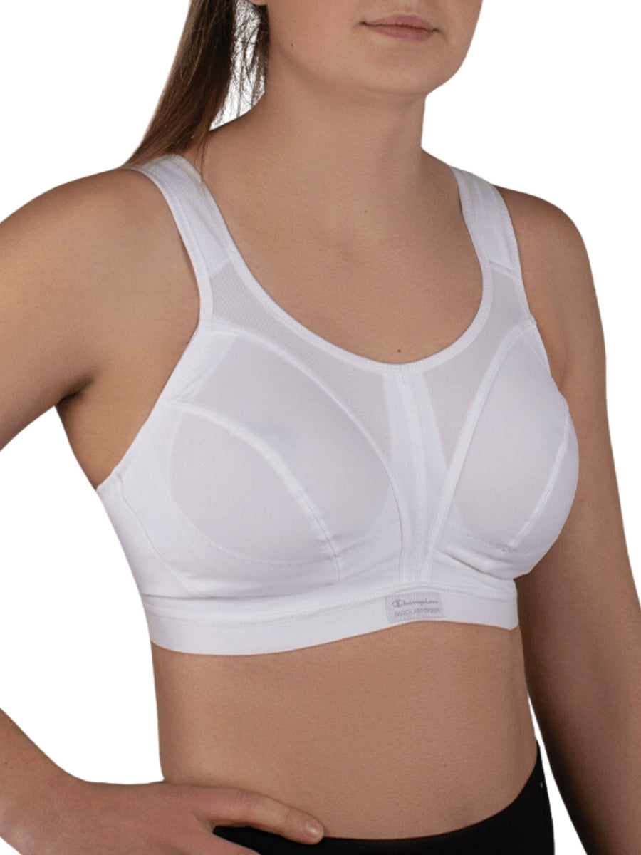 D+ Max Support Sports Bra - White