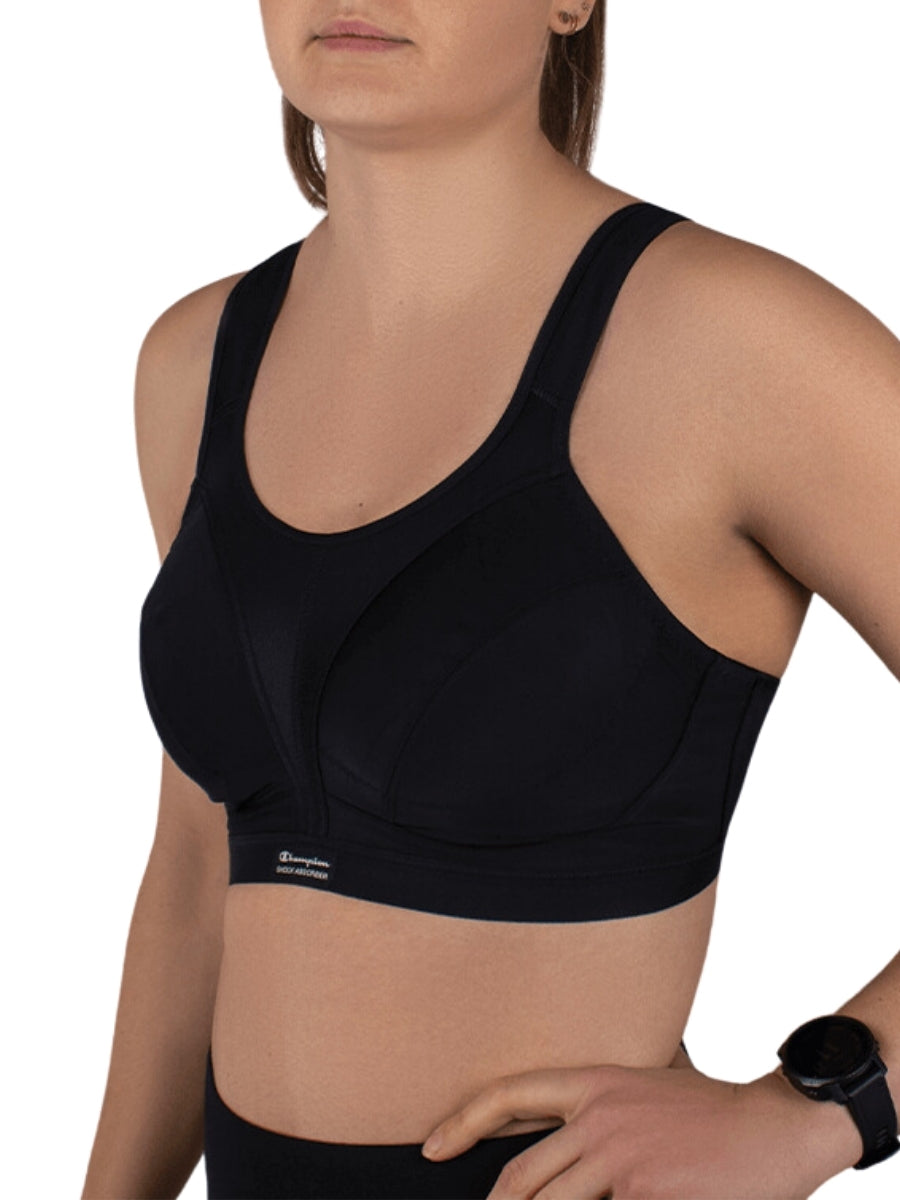 D+ Max Support Sports Bra - Black