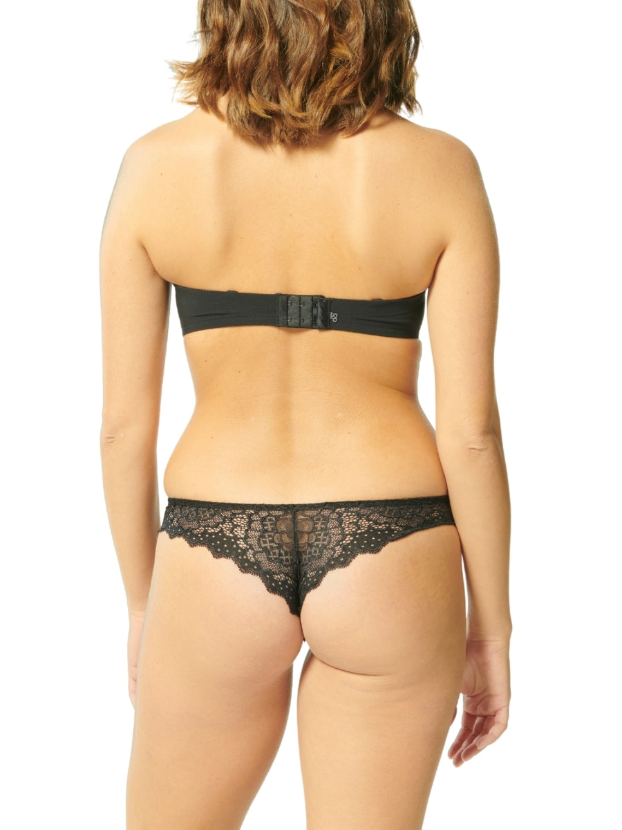 Caresse 3D Moulded Strapless Bra - Black