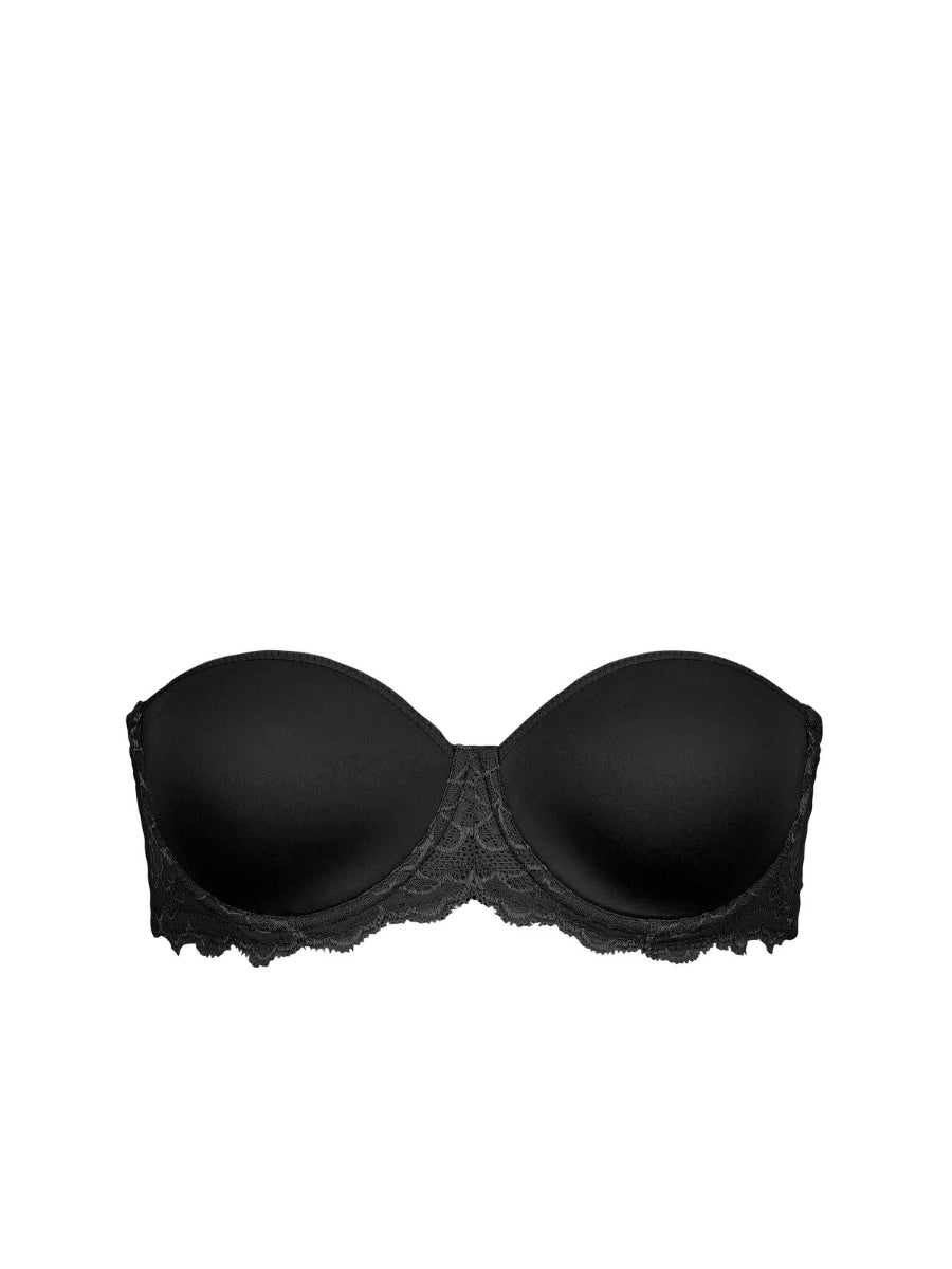 Caresse 3D Moulded Strapless Bra - Black