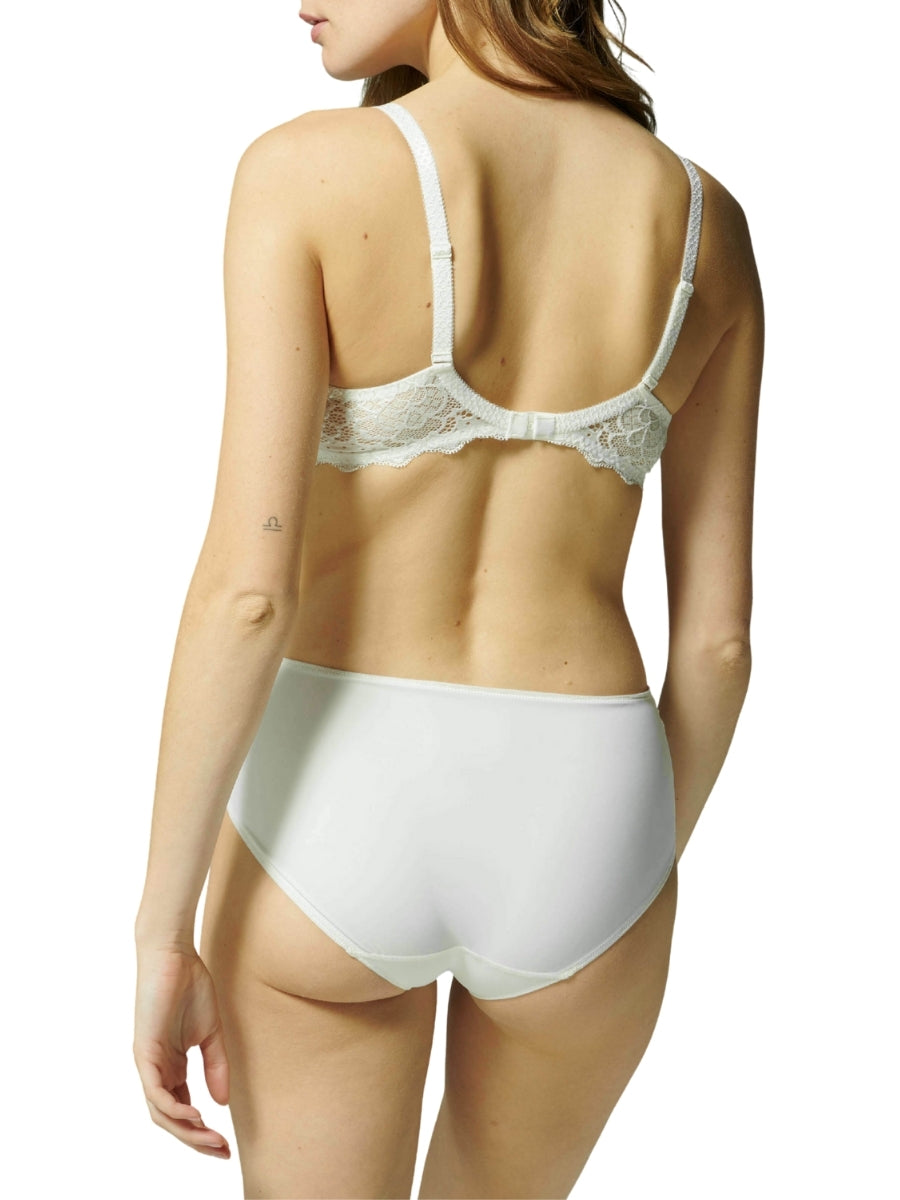 Caresse 3D Spacer Plunge Bra - Natural