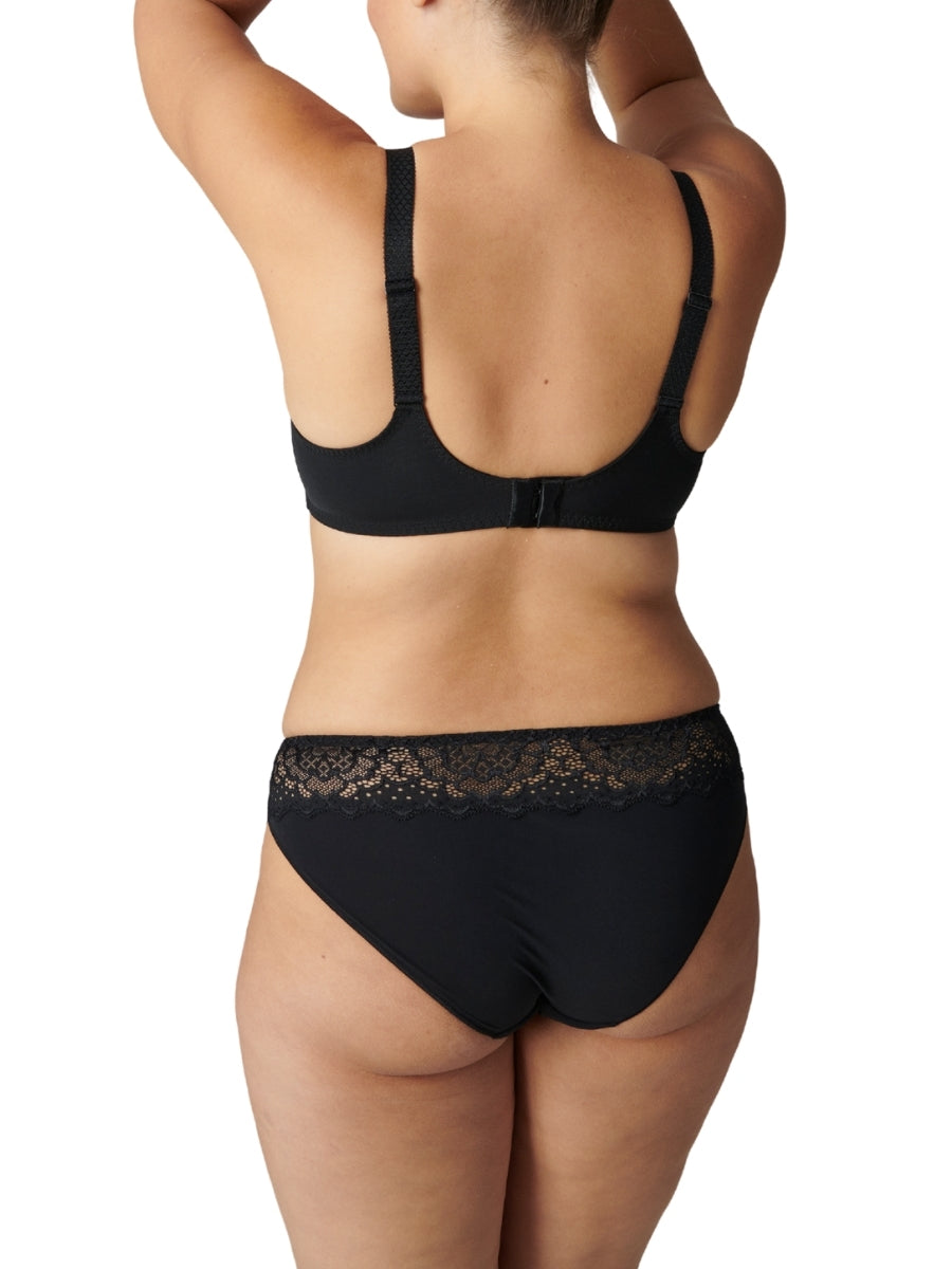 Caresse Full Cup Support Bra - Black