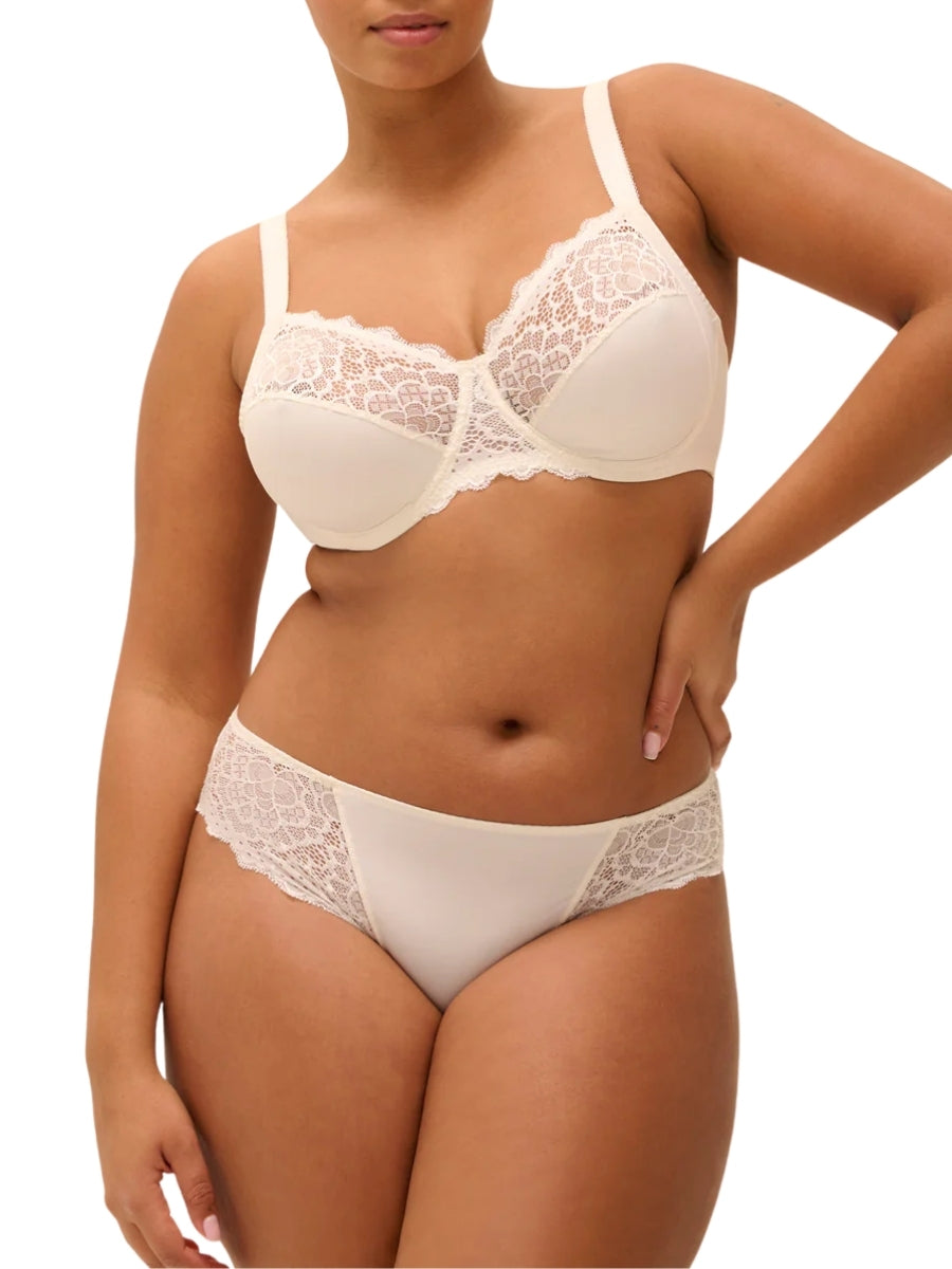 Caresse Full Cup Support Bra - Natural