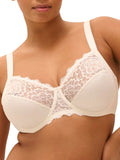 Caresse Full Cup Support Bra - Natural