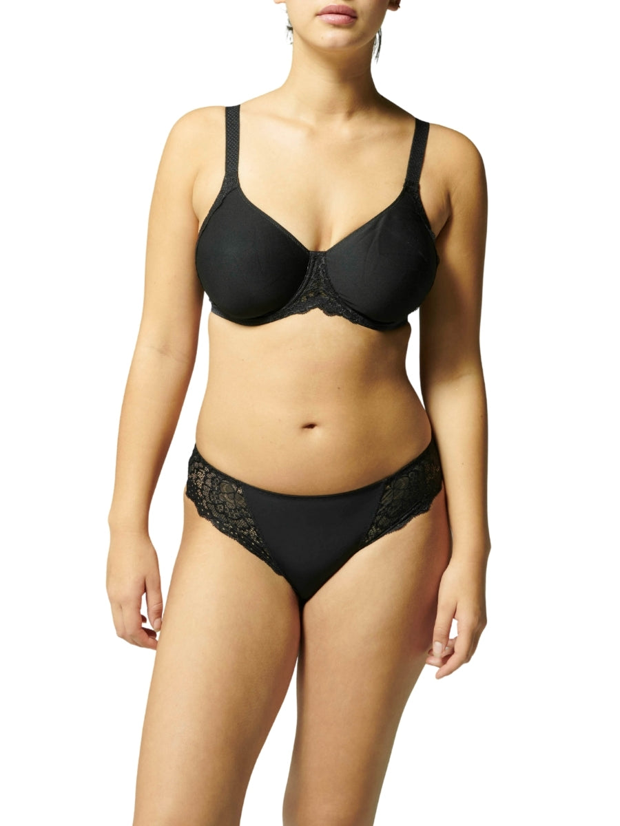 Caresse Seamless Moulded Bra - Black