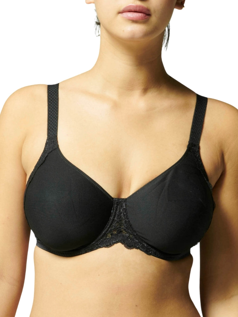 Caresse Seamless Moulded Bra - Black