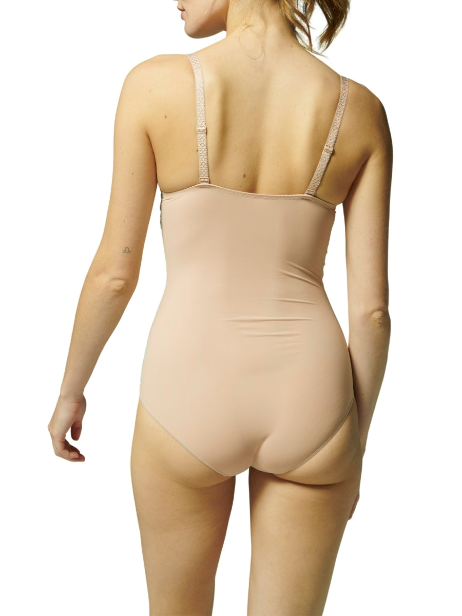 Caresse 3D Spacer Control Bodysuit - Peau Rosée